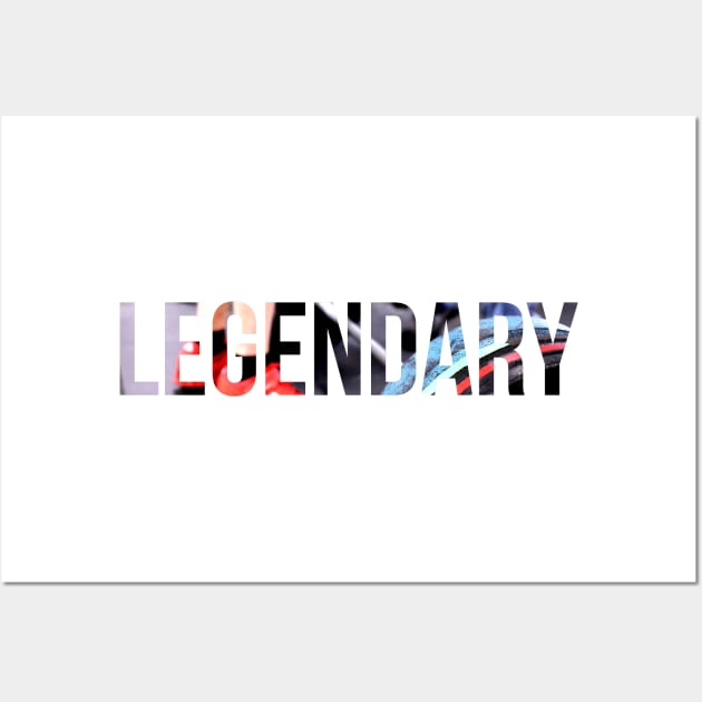 Legendary Motivation Workout Gym Design Wall Art by at85productions